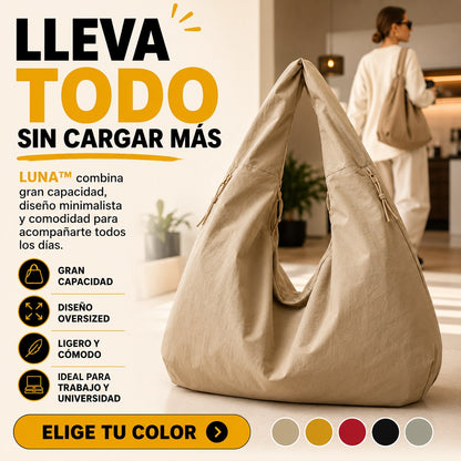 LUNA™ Sistema de Confort Diario - El bolso que te acompaña durante todo el día sin sentirse pesado.