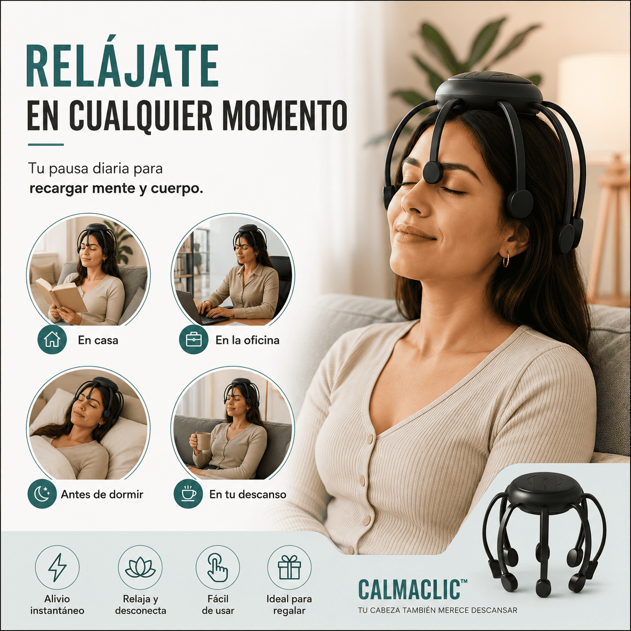 CalmaClic™ — Tu Pausa de Relajación en Solo Un Clic