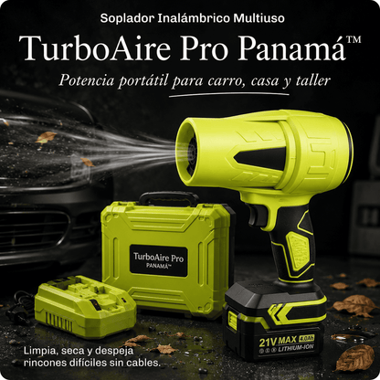 TurboAire Pro™ – Sistema Inalámbrico de Limpieza y Secado Multiuso