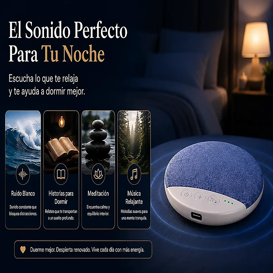 DreamSound™ Escucha Lo Que Te Relaja Sin Auriculares Ni Interrupciones