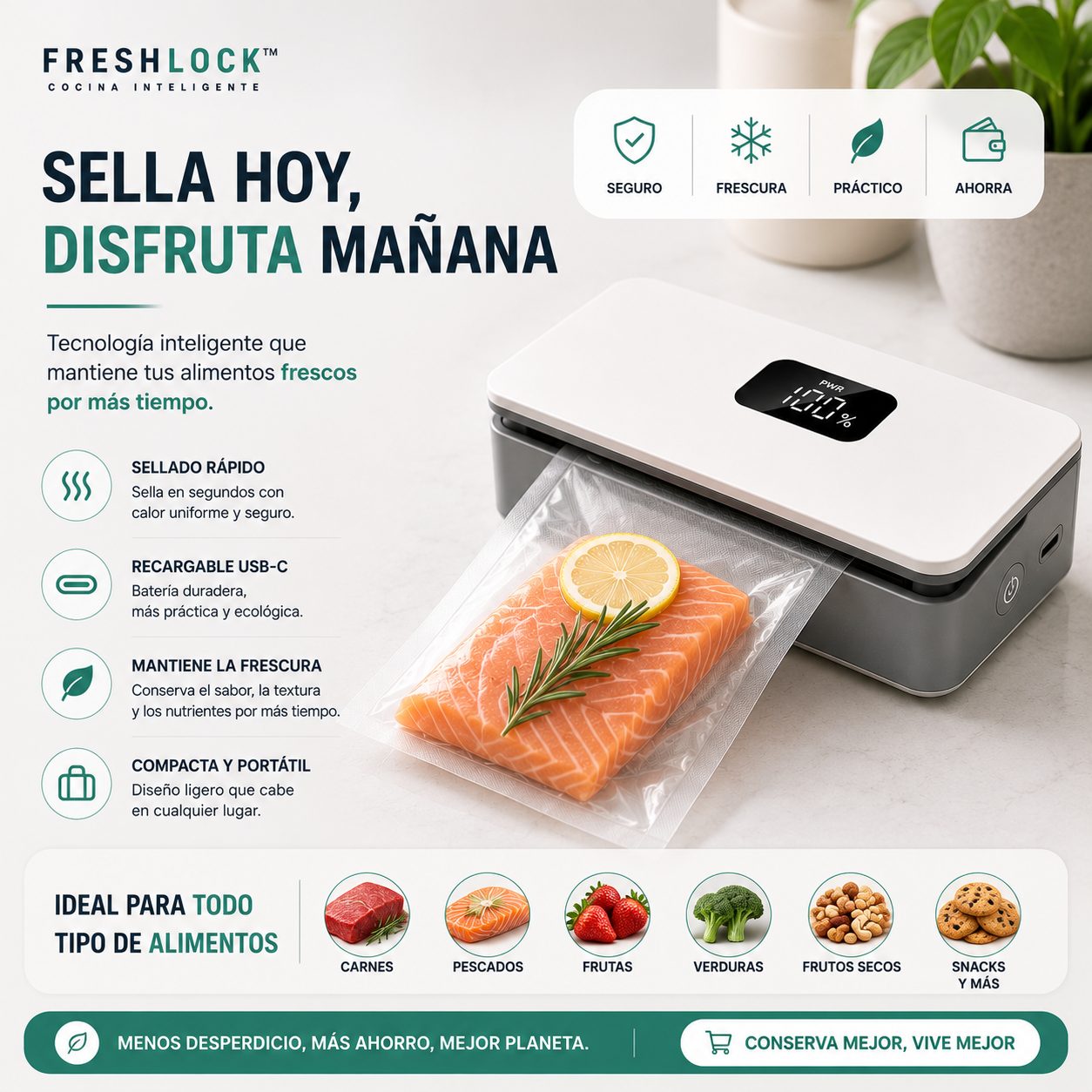 FreshLock™ Cocina Inteligente