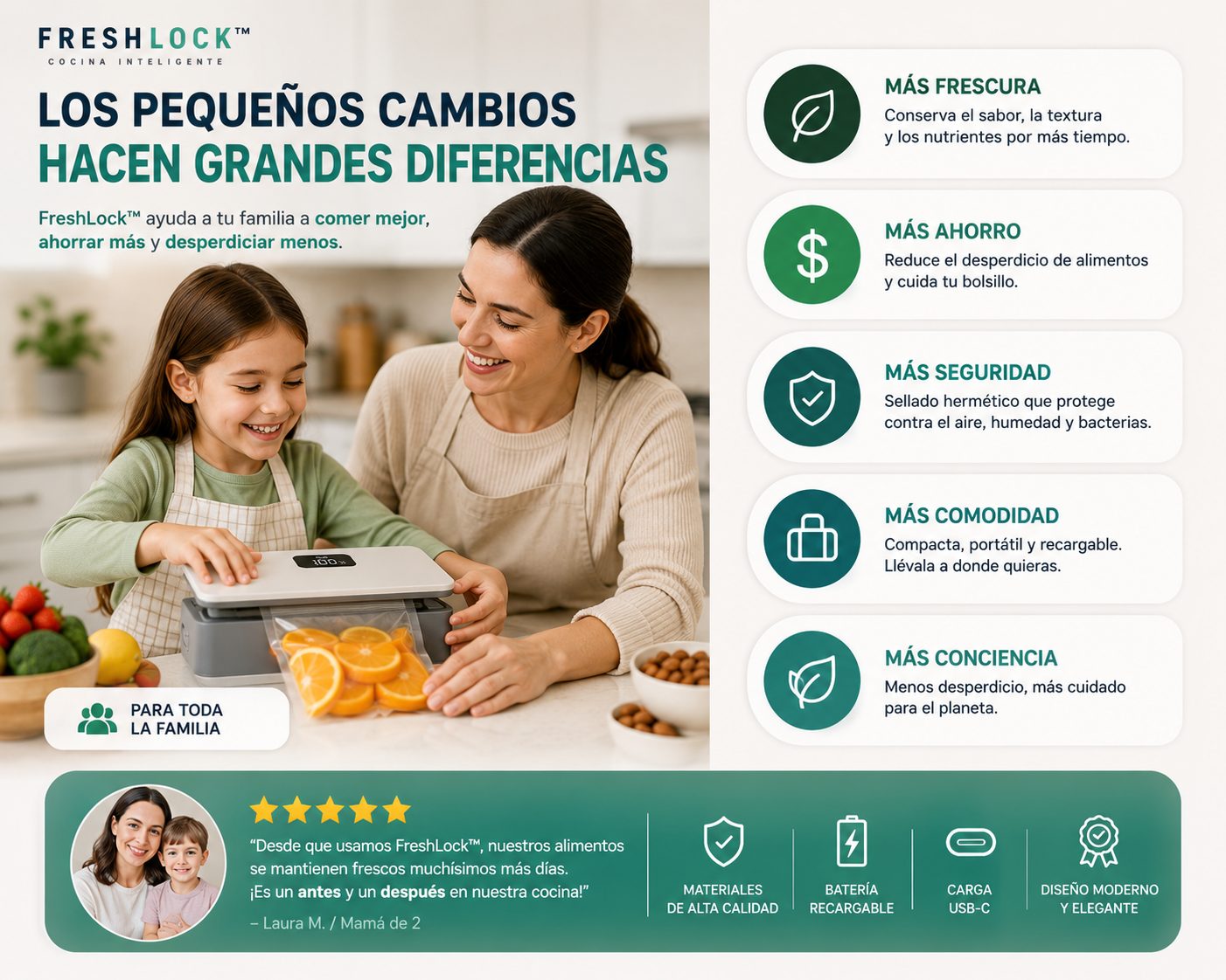 FreshLock™ Cocina Inteligente