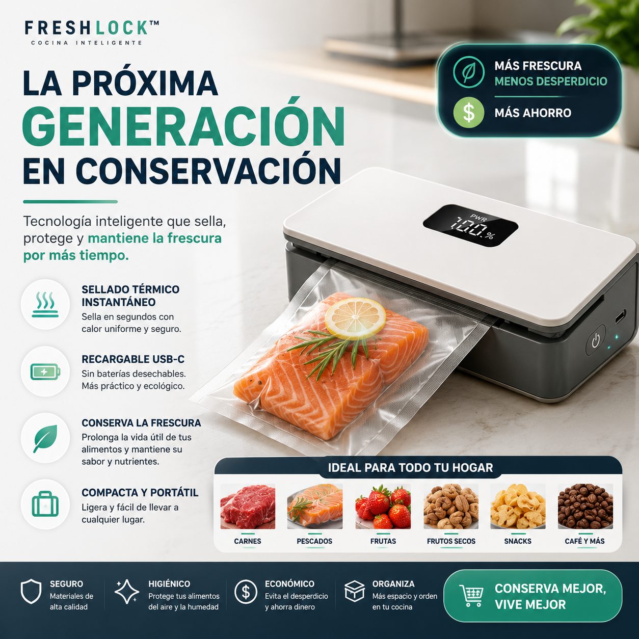 FreshLock™ Cocina Inteligente