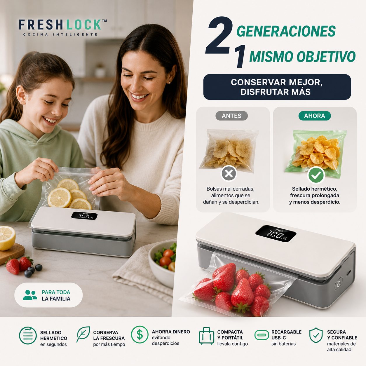 FreshLock™ Cocina Inteligente