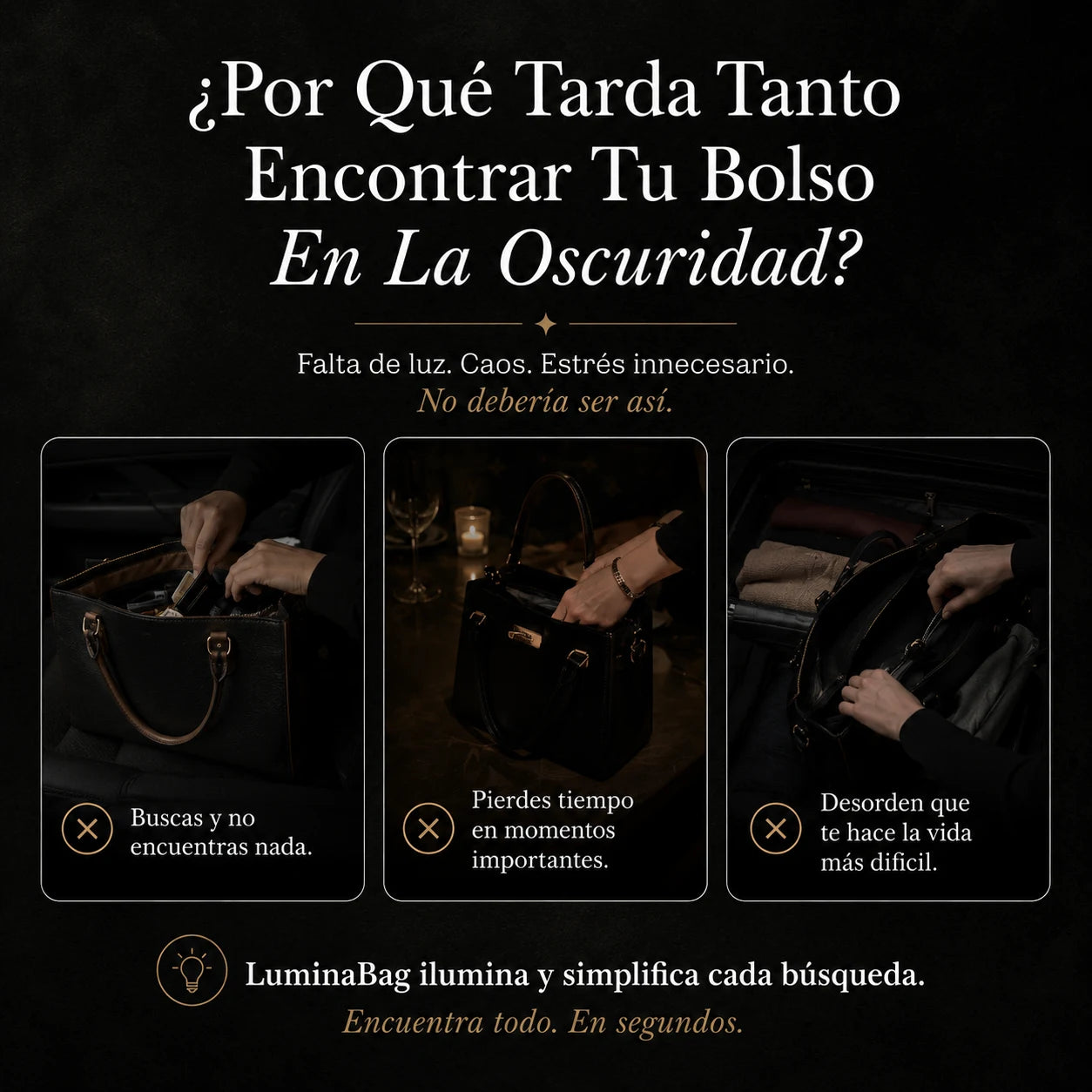 LuminaBag™ El Primer Paso Para Encontrar Todo En Segundos
