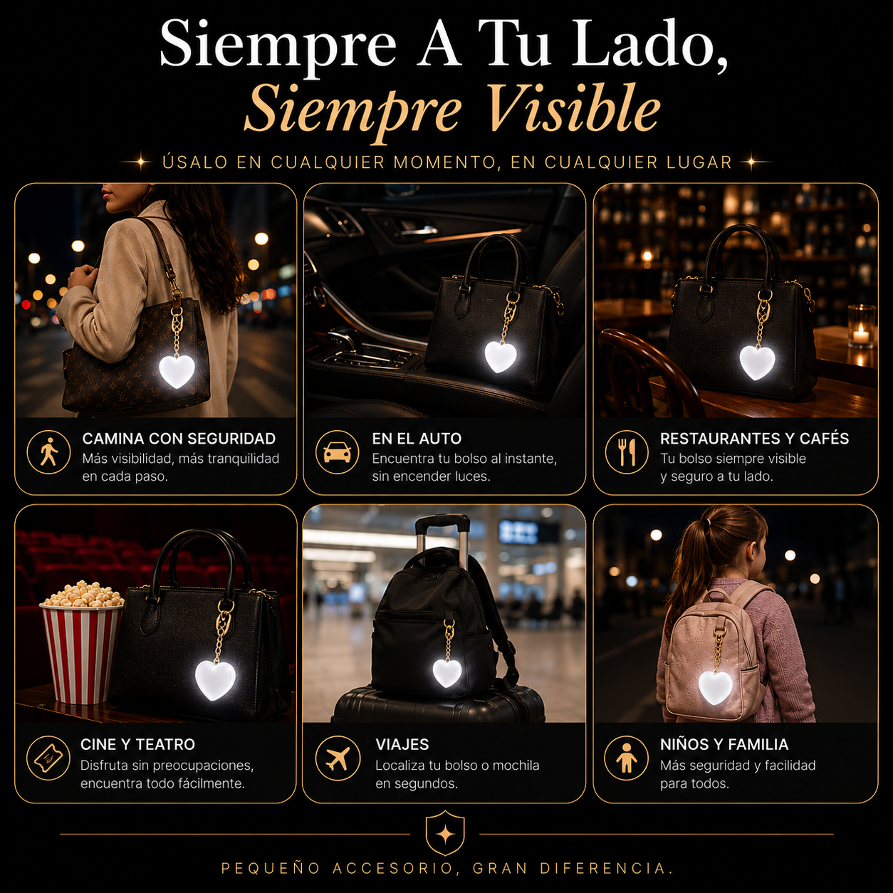 LuminaBag™ El Primer Paso Para Encontrar Todo En Segundos