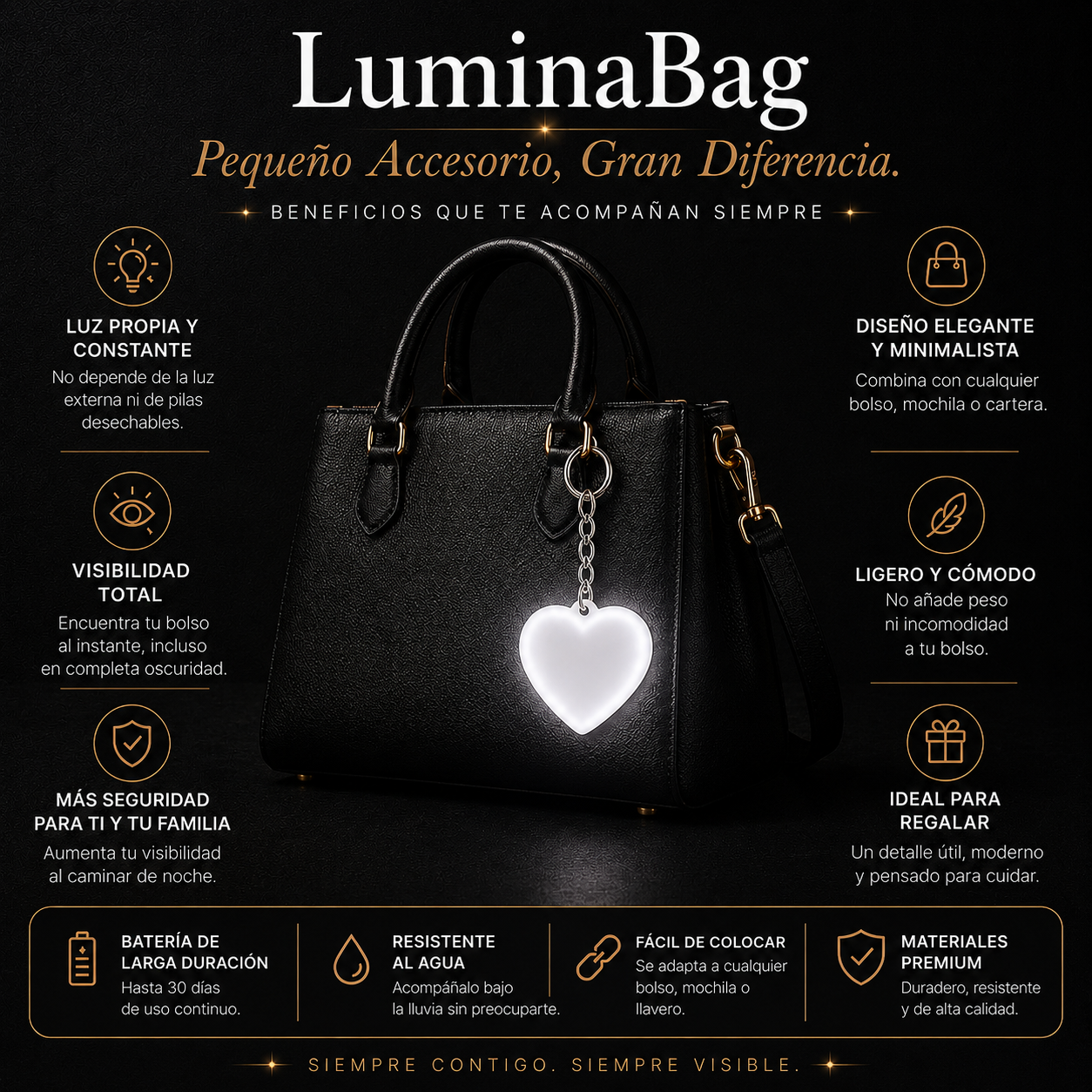 LuminaBag™ El Primer Paso Para Encontrar Todo En Segundos