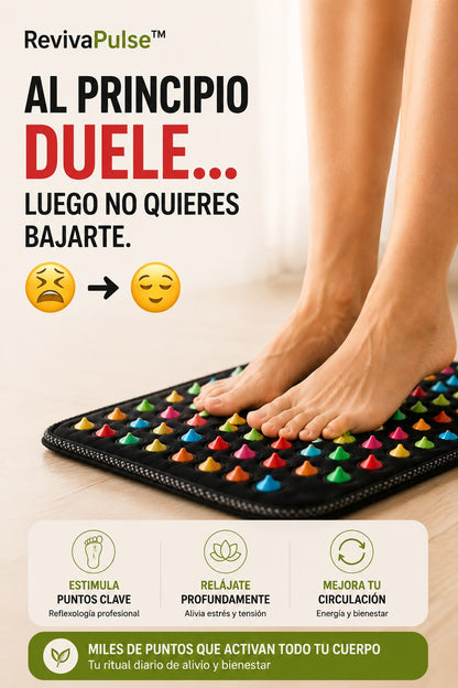 RevivaPulse™ — Sistema Diario de Liberación y Reflexología