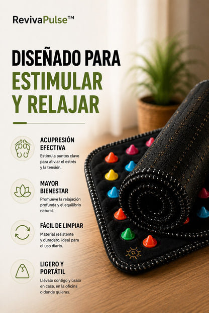 RevivaPulse™ — Sistema Diario de Liberación y Reflexología