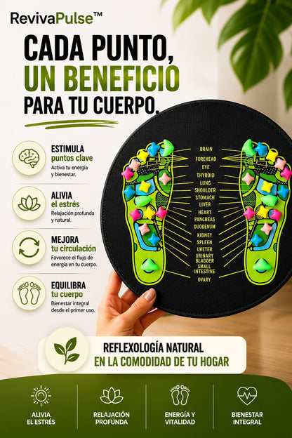 RevivaPulse™ — Sistema Diario de Liberación y Reflexología